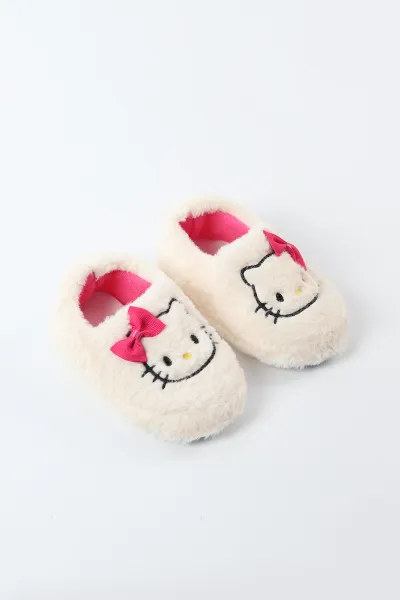 Fuşya ( 25 - 28 ) Peluş Figürlü Kız Çocuk Panduf 495450