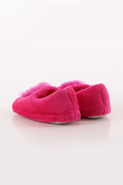 Fuşya ( 25- 30 ) Peluş Figürlü Kız Çocuk Panduf 395546