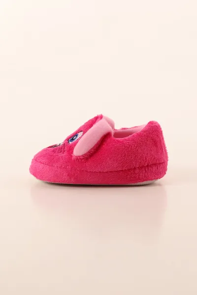 Fuşya ( 25 - 30 ) Peluş Figürlü Kız Çocuk Panduf 395557