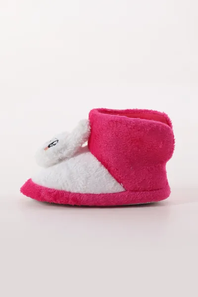 Fuşya ( 25 - 30 ) Peluş Figürlü Kız Çocuk Panduf 404176
