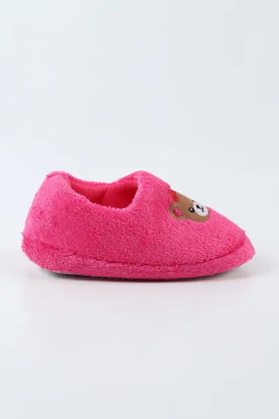 Fuşya ( 29 - 34 ) Peluş Figürlü Kız Çocuk Panduf 495170