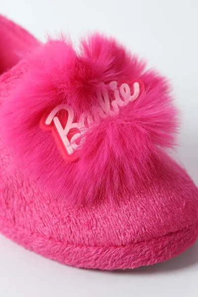 Fuşya ( 29 - 34 ) Peluş Figürlü Kız Çocuk Panduf 495175