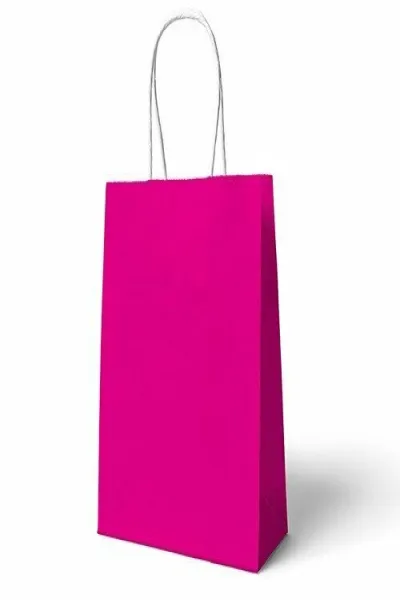 Fuşya 31x12x41 Büküm Saplı Çanta 5'li 301139