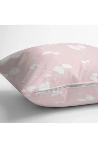 Pudra 43x43 Dijital Baskılı Fermuarlı Modern Kırlent Kılıfı 272751