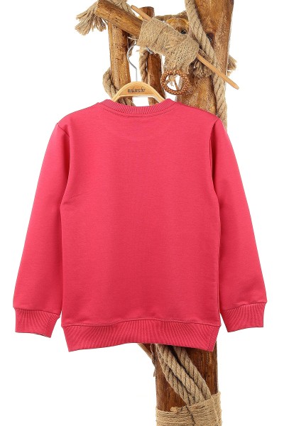 Fuşya (9-12 Yaş) Inspıratıon Baskılı Kız Çocuk Sweat 150980