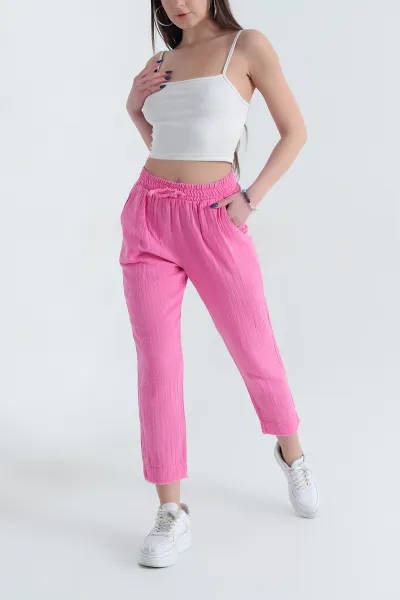 fusya-bel-lastikli-muslin-keten-kadin-pantolon-339874