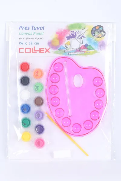 Fuşya Collex Pres Tuval Seti 24x32 Cm 385486