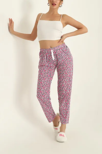 fusya-desenli-beli-lastikli-pijama-alti-288750