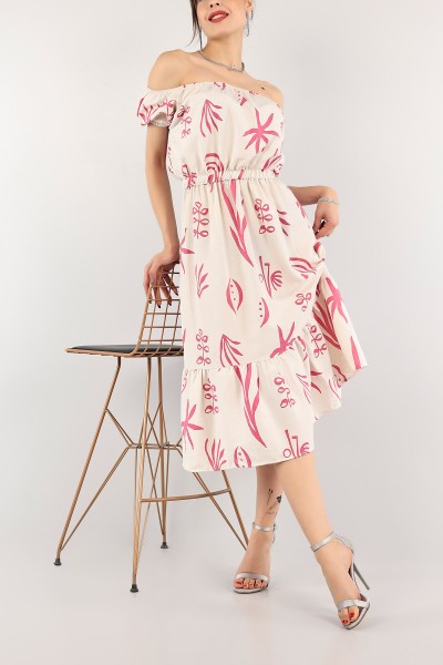 fusya-desenli-keten-yeni-sezon-elbise-115579