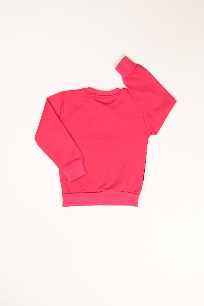 Fuşya İçi Şardonlu Baskılı Kız Çocuk Sweat 80751