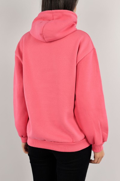 Fuşya İçi Şardonlu Süzene Nakışlı Sweat 136922