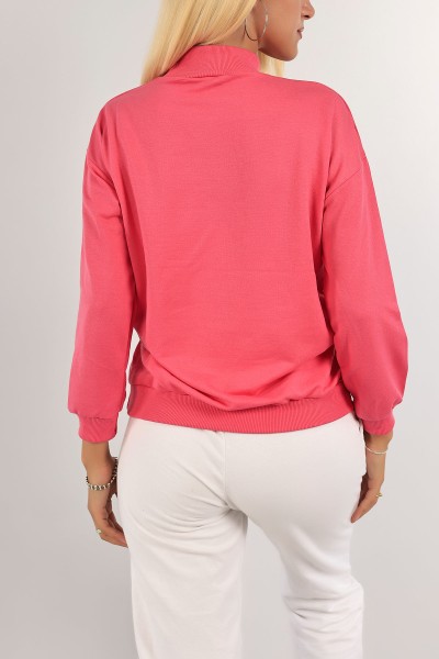Fuşya İki İp Balıkçı Bayan Sweat 127898