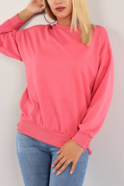 Fuşya İki İp Bayan Sweat 126652