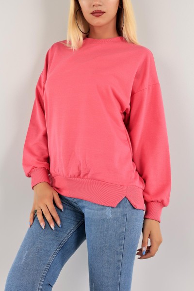 Fuşya İki İp Bayan Sweat 126652