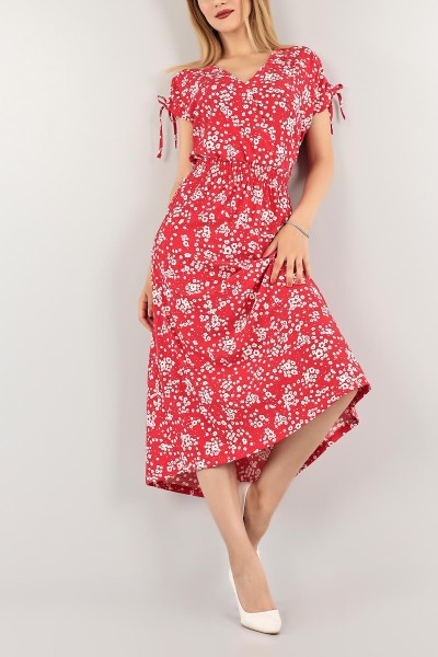 Fuşya Krinkıl Kumaş Elbise 117440