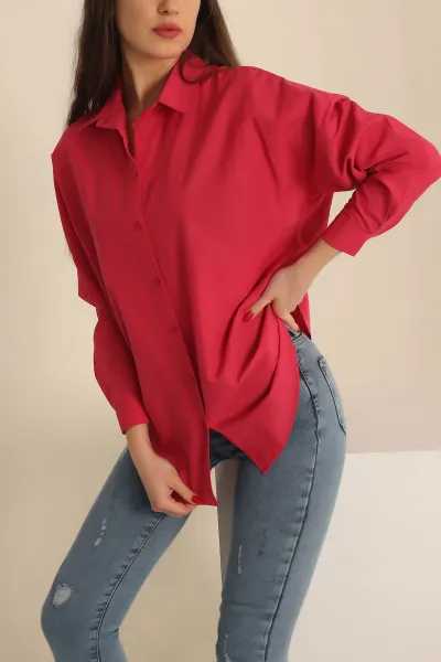 fusya-poplin-dokuma-bayan-gomlek-234855