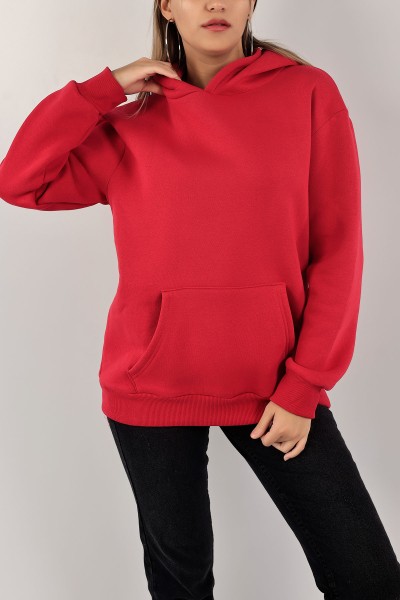 Fuşya Şardonlu Bayan Sweat 136530