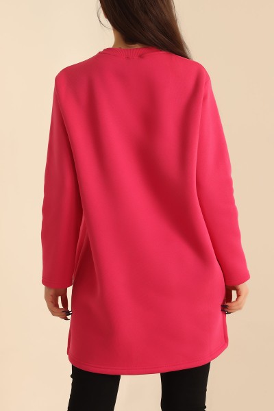 Fuşya Şardonlu Sweat Tunik 217000