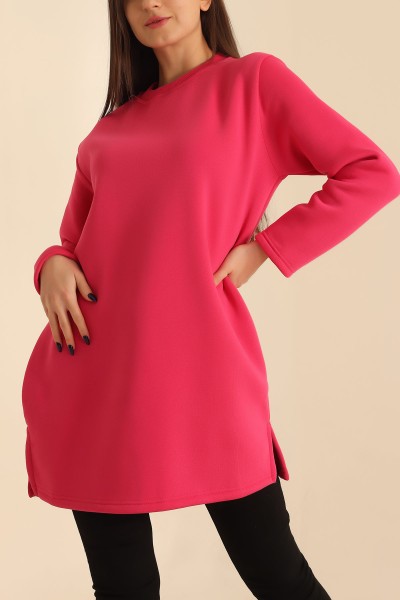 Fuşya Şardonlu Sweat Tunik 217000
