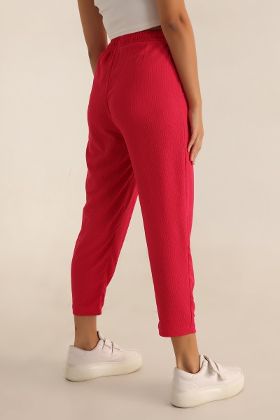 Fuşya Seul Kumaş Pantalon 197571