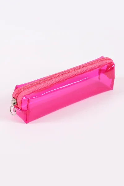 Fuşya Stilo Reflektör Neon Şeffaf Kalem Kutu 441744