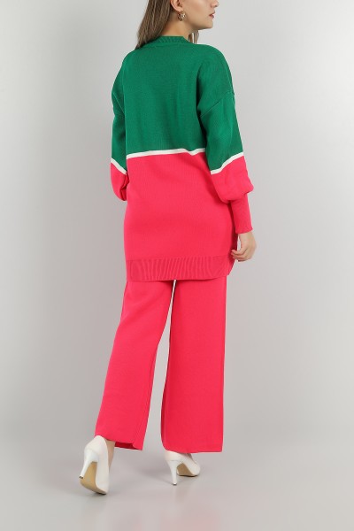 Fuşya Tunik Pantolon Triko İkili Takım 147163