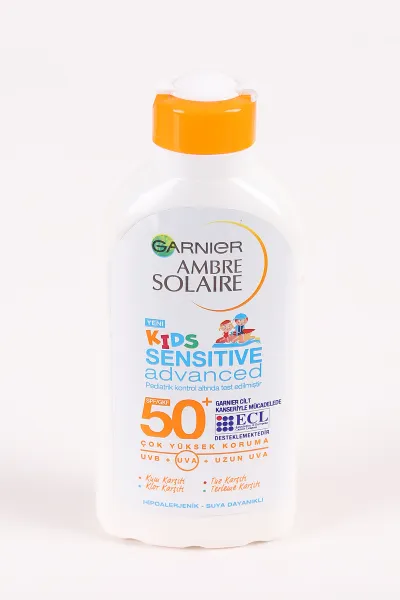 Garnier Ambre Solaire Sensitive Advanced Çocuk Hipoalerjenik Güneş Koruyucu 50 Spf 200 Ml 458455