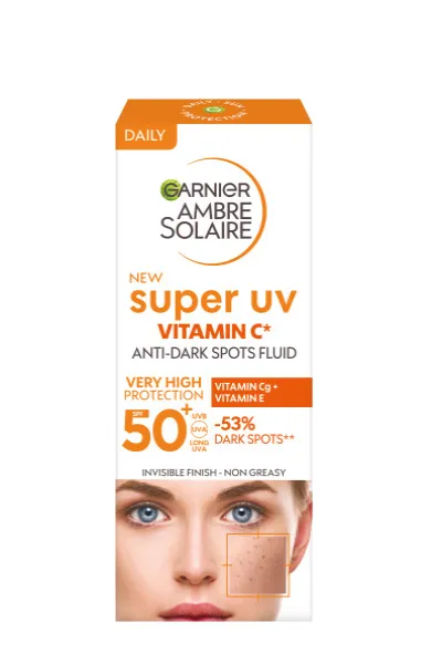 Garnier Ambre Solaire Super UV C Vitamini Koyu Leke Karşıtı Fluid Krem SPF50+ 40ML 260471