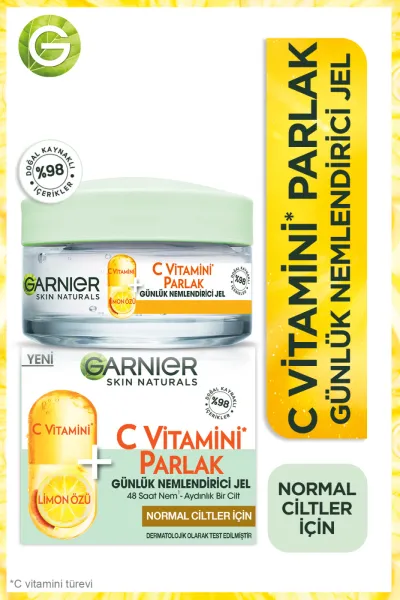 Garnier C Vitamini Parlak Günlük Nemlendirici Jel 50ml 233299