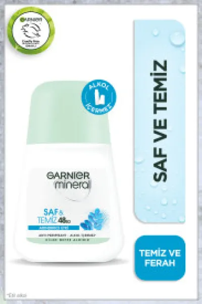 Garnier Mineral Saf ve Temiz Kadın Roll-On Deodorant 249391