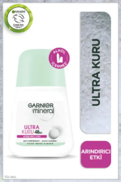 Garnier Mineral Ultra Kuru Kadın Deodorant Roll-On 50 ml 249404
