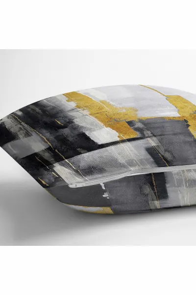 43x43 Dijital Baskılı Fermuarlı Modern Kırlent Kılıfı 308775