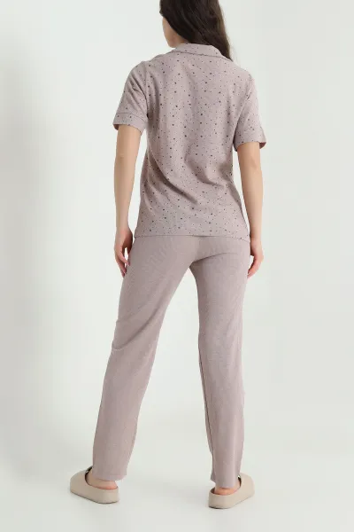 Gofre Kadın Pijama Takımı 457110