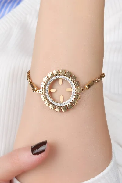gold-ceyrek-takilabilen-burgu-zincir-tasli-celik-bileklik-308910