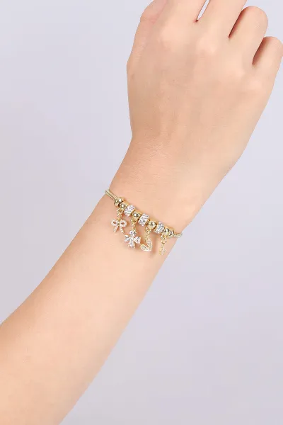 Gold Charmlı Bileklik 477593