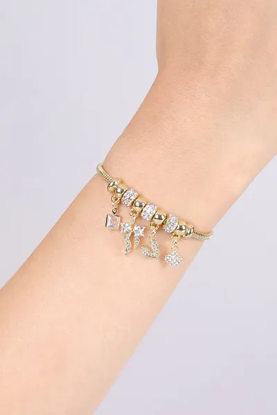 Gold Charmlı Bileklik 477594