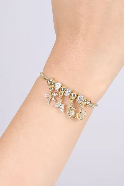 Gold Charmlı Bileklik 477595