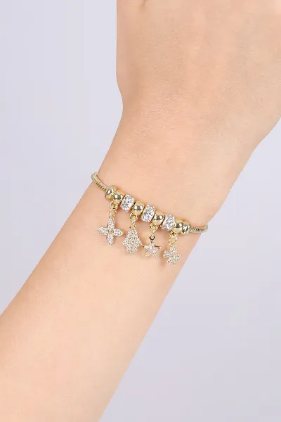Gold Charmlı Bileklik 477597