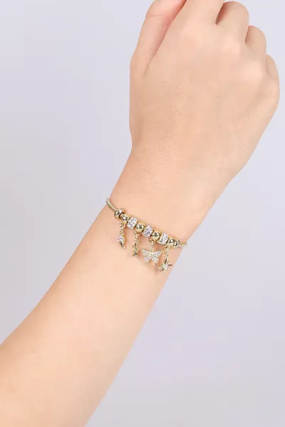 Gold Charmlı Bileklik 477599
