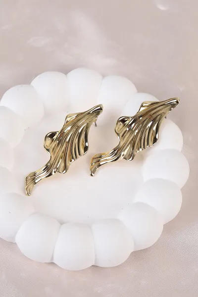 Gold Dal Küpe 486497
