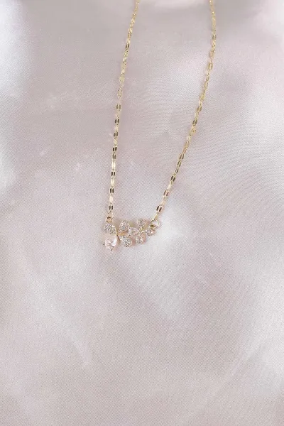 Gold incili  Şık Kolye 498426