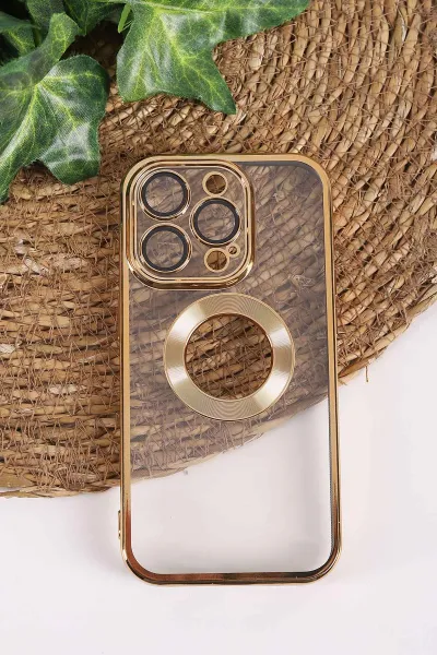 gold-iphone-14-pro-uyumlu-seffaf-kamera-korumali-silikon-telefon-kilifi-437548