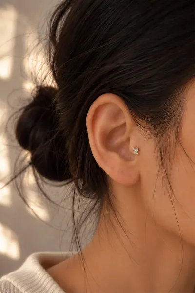 Gold Kelebek Model Tragus 491523