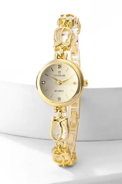 Gold Lale Kordonlu Kadın Saat 476751