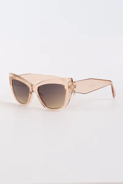 Gold Şeffaf Cat Eye Model Kadın Güneş Gözlüğü 286565