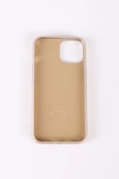 Gold TeknoCase İPhone 13 Uyumlu Dlr Diamond Case Serisi Lens Hediyeli Premium Sert Silikon Telefon Kılıfı 430348