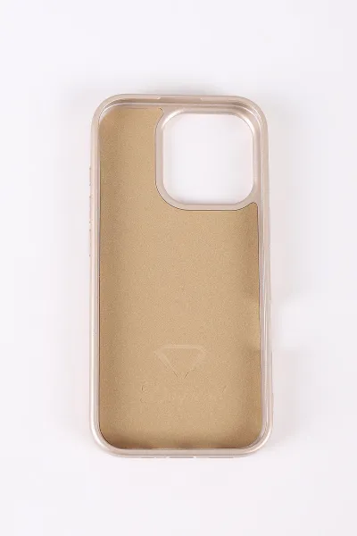 Gold TeknoCase İPhone 16 Pro Uyumlu Dlr Diamond Case Serisi Lens Hediyeli Premium Sert Silikon Telefon Kılıfı 430387