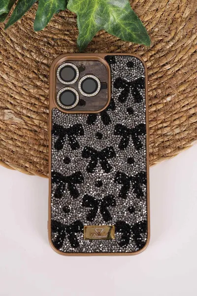 gold-teknocase-iphone-16-pro-uyumlu-perfect-diamond-case-serisi-tasli-lens-hediyeli-sert-silikon-telefon-kilifi-480841