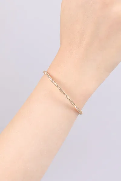 Gold Üzeri Desenli  Elegant Bilezik 471358