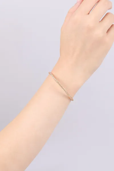 Gold Üzeri Desenli  Elegant Bilezik 471358